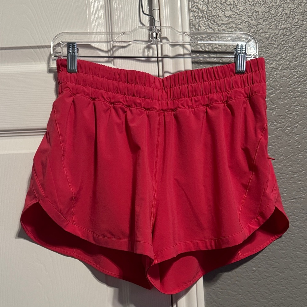 Sold
Lululemon Women's Red-Orange Athletic Shorts size 10